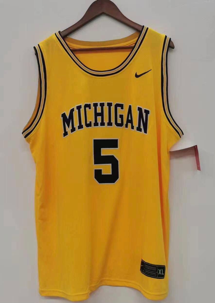 Jalen Rose Michigan Wolverines Official NCAA Nike Jersey product image 2