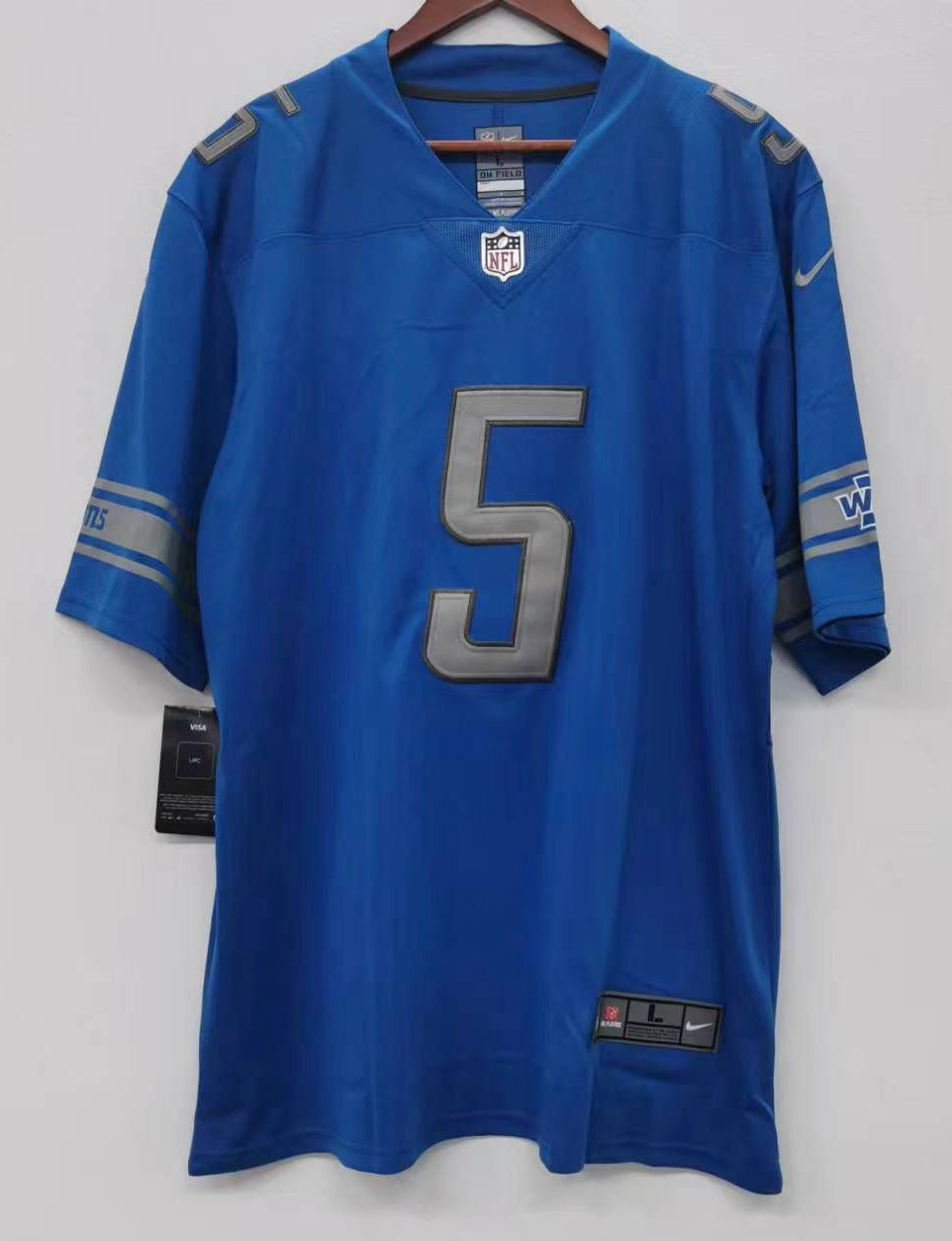 David Montgomery Detroit Lions Official NFL Jersey Nike blue product image 2