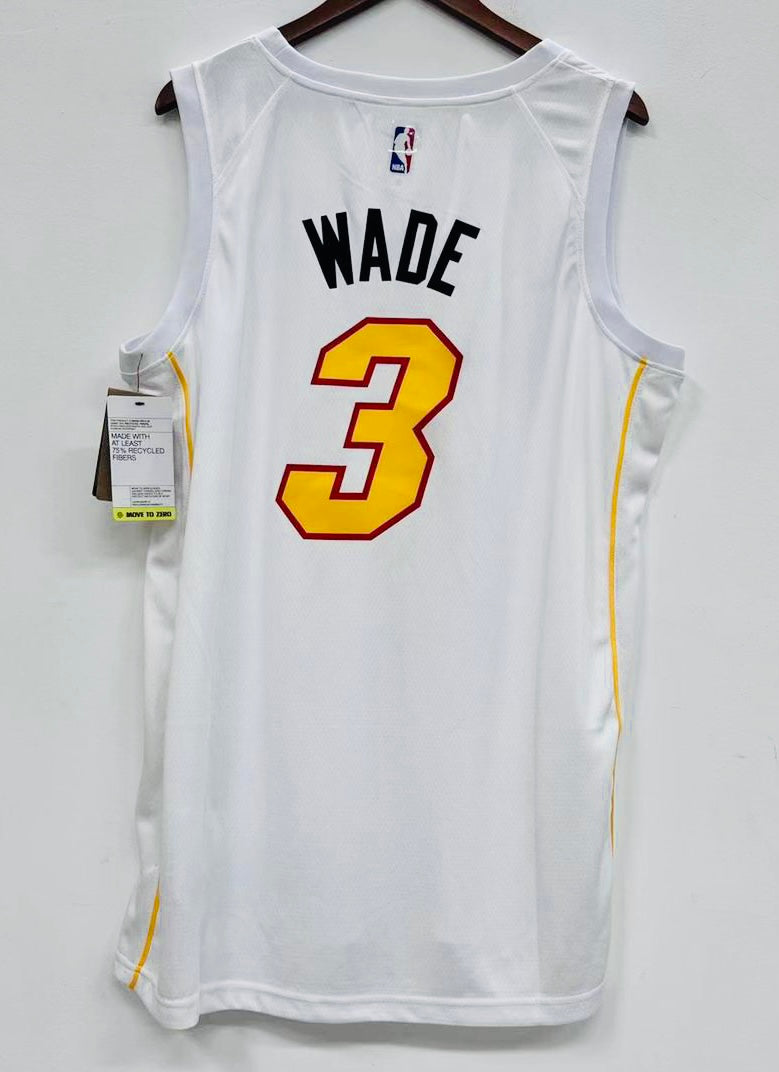 Dwyane Wade Miami Heat Official NBA Nike Jersey white product image 1