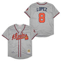 Javier Lopez 1995 Atlanta Braves Official MLB Mitchell & product image 1