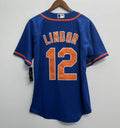 Francisco Lindor New York Mets official MLB Nike Jersey blue product image 1