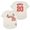 Lou Brock St. Louis Cardinals Official MLB Jersey Mitchell product image 1