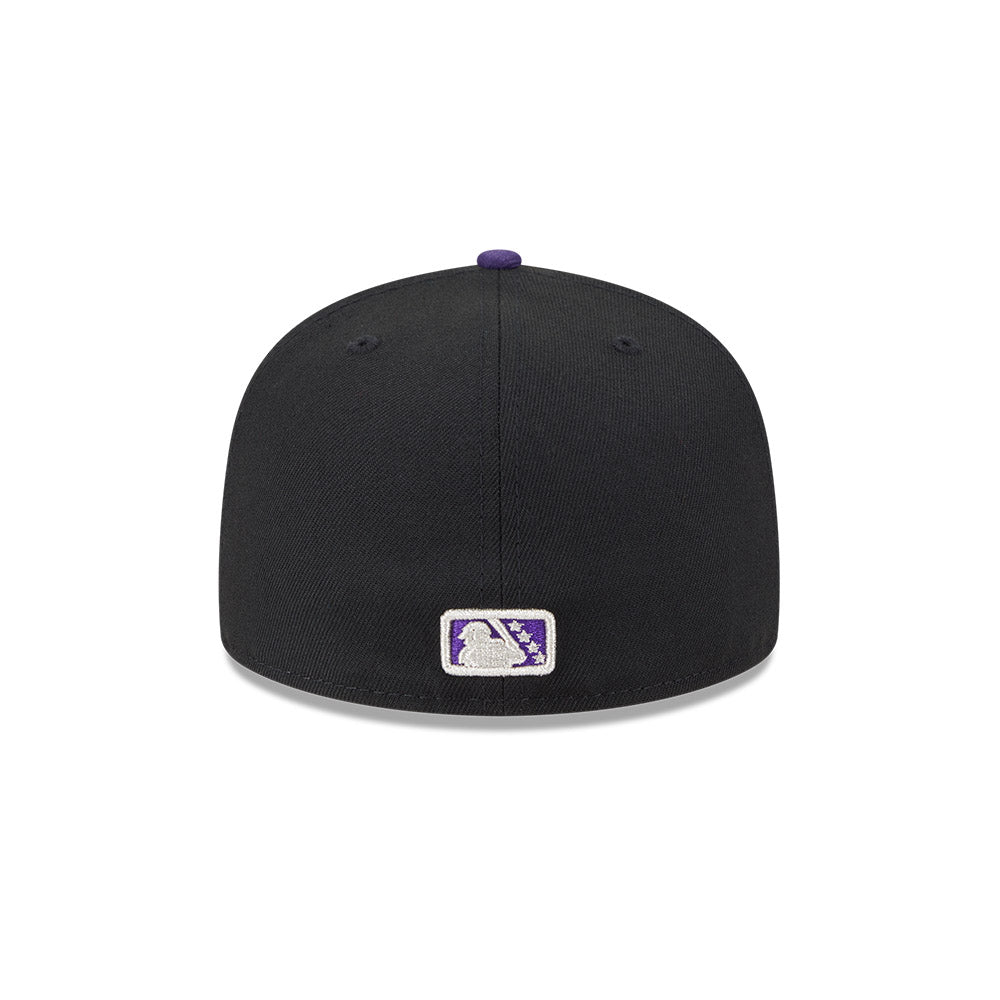 Albuquerque Isotopes MiLB New Era Men Black/Purple 59Fifty Alternate Authentic Collection Fitted Hat product image 2,