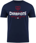 Montreal Alouettes CFL Bulletin Men Navy 2023 Grey Cup Champions T-Shirt product image 1, provided for visual reference and