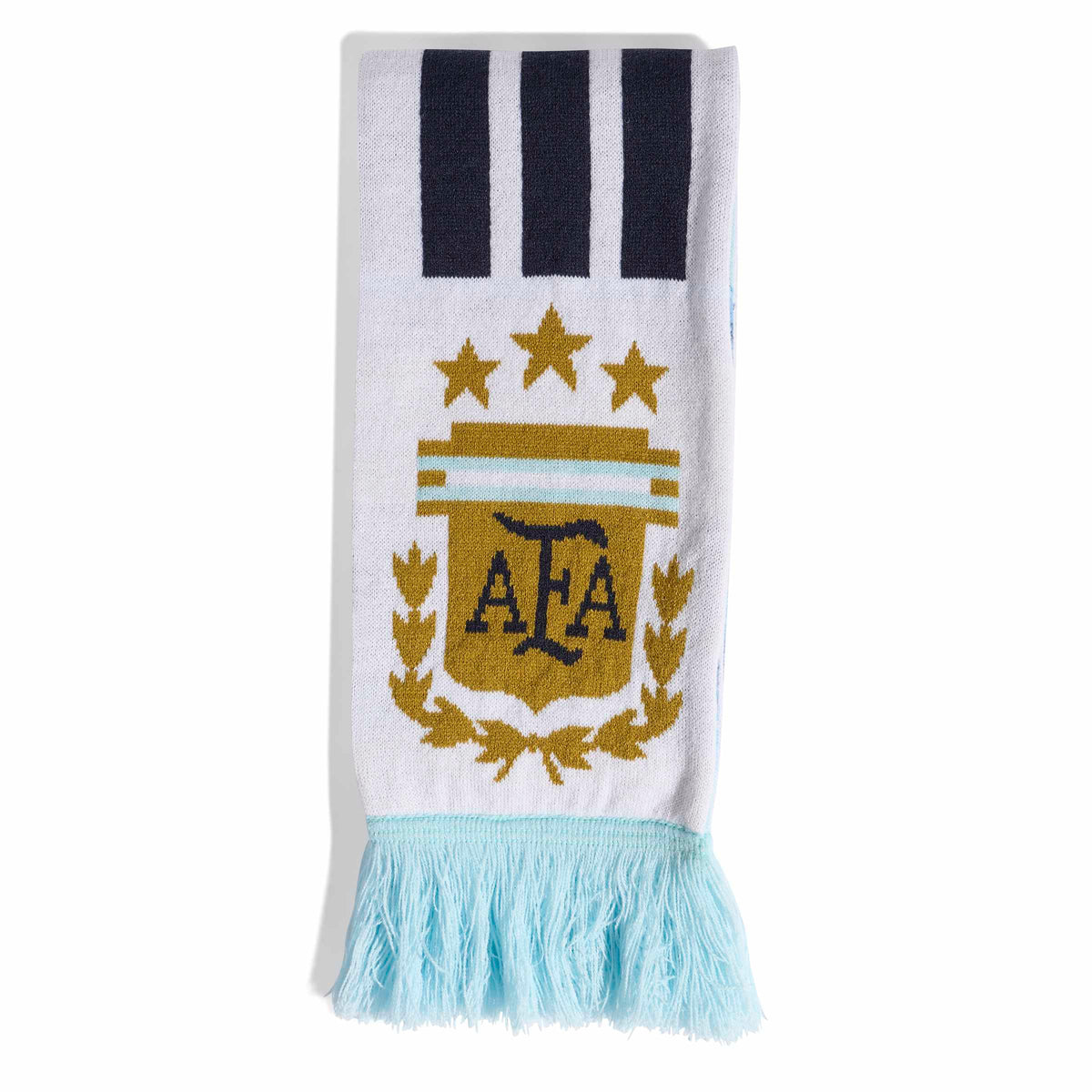 Argentina National Team Adidas White Soccer Scarf product image 1, provided for visual reference and product detail review