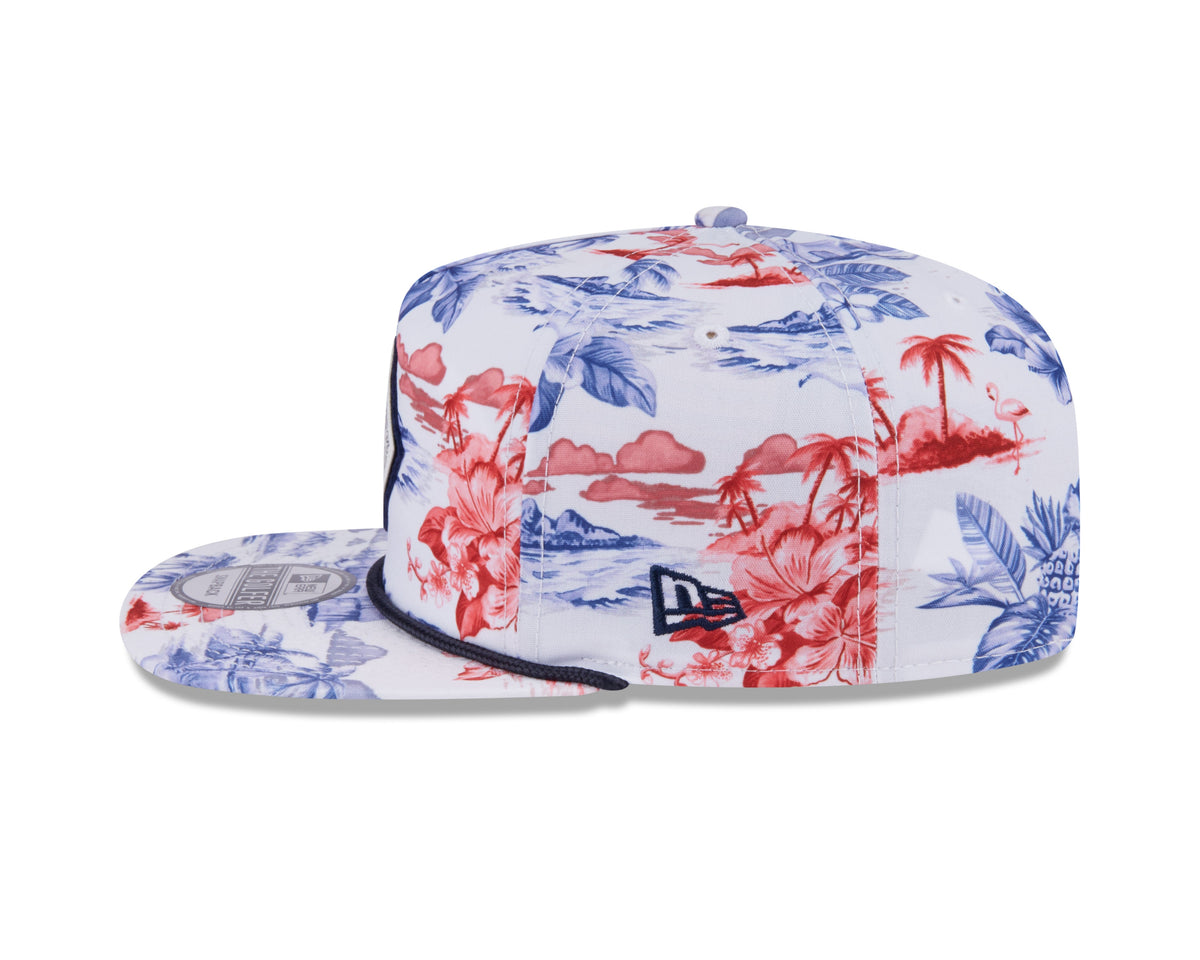 Atlanta Braves MLB New Era Men White Cord Golfer Printed Snapback product image 5, provided for visual reference and product