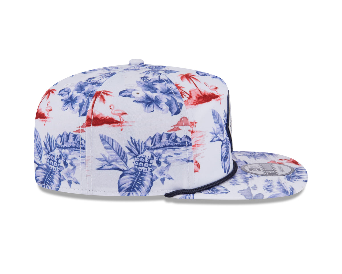 Atlanta Braves MLB New Era Men White Cord Golfer Printed Snapback product image 6, provided for visual reference and product