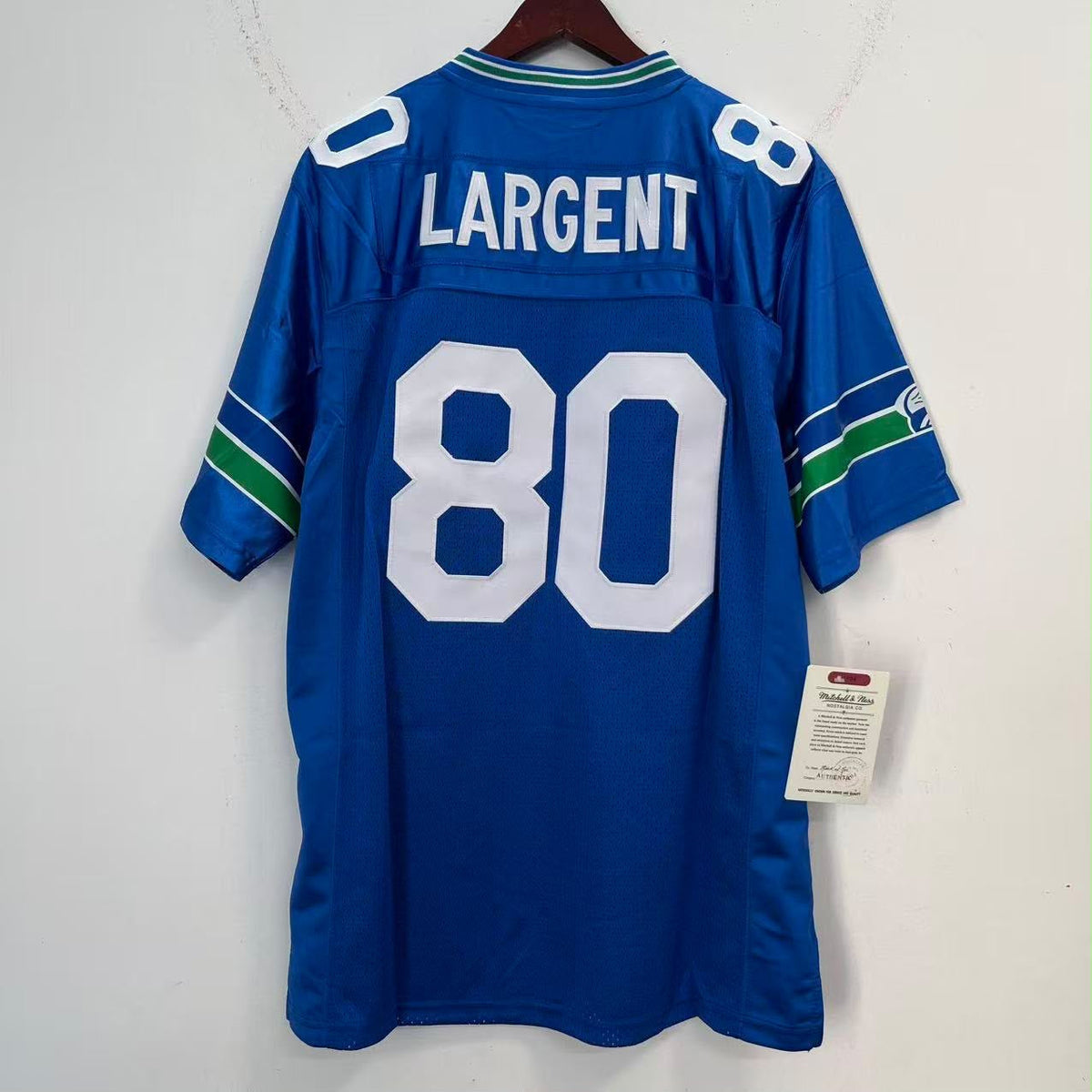 Steve Largent Seattle Seahawks Official NFL Jersey Mitchell product image 1