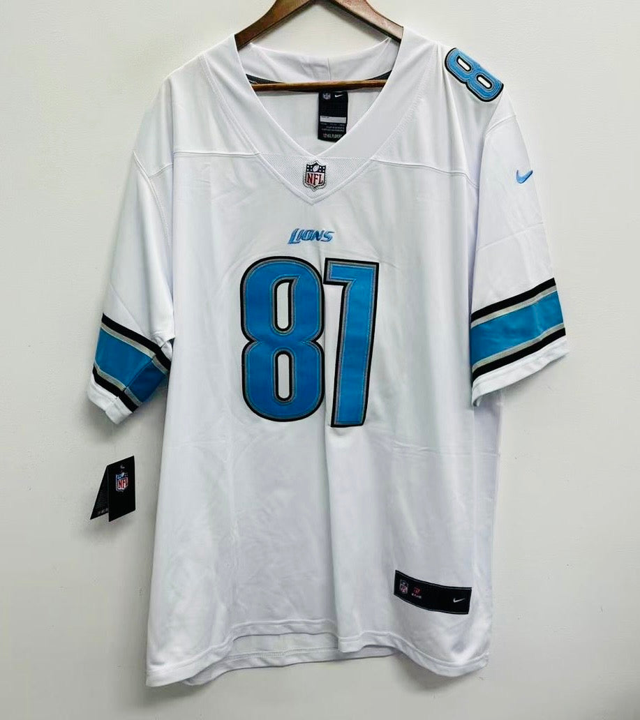 Calvin Johnson Detroit Lions Official NFL Nike Jersey white product image 2