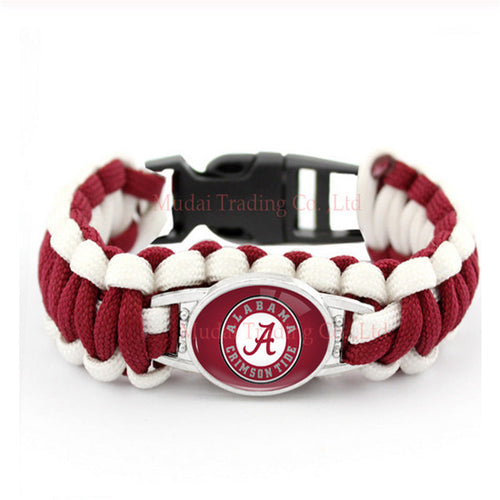 Alabama Crimson Tide snap clasp bracelet product image 1