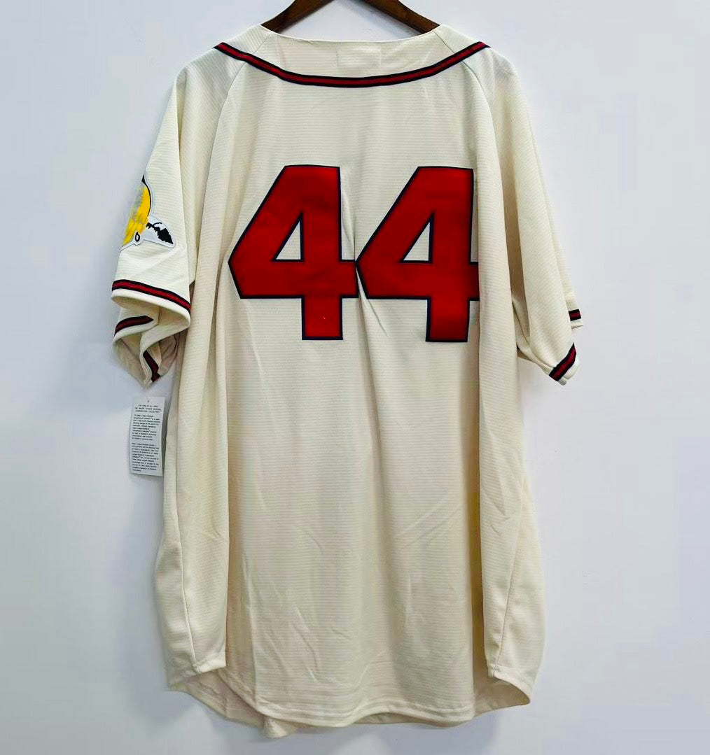 Hank Aaron Atlanta Milwaukee Braves Jersey 1957 Mitchell & product image 6