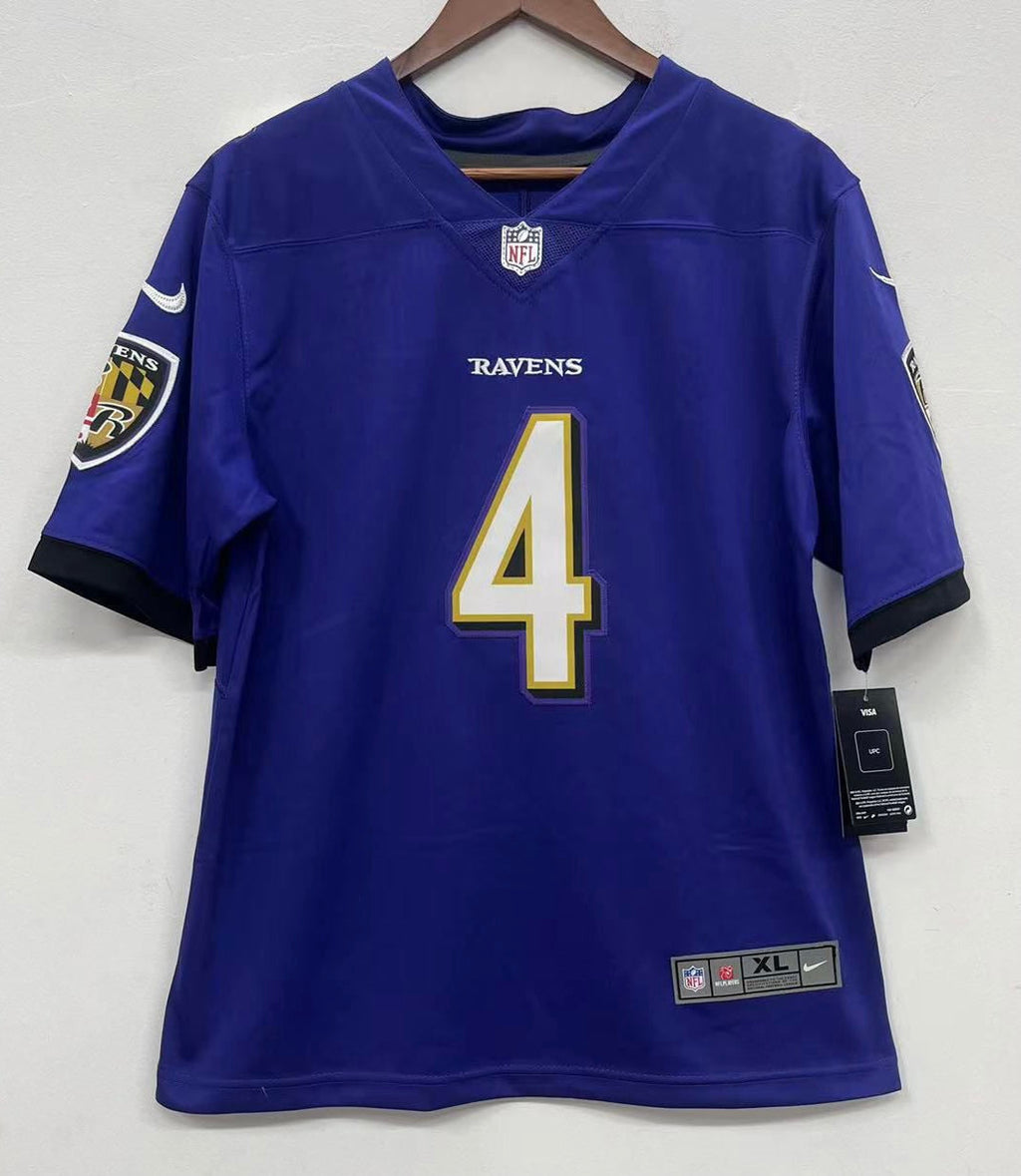 Zay Flowers Baltimore Ravens YOUTH Jersey Purple product image 2
