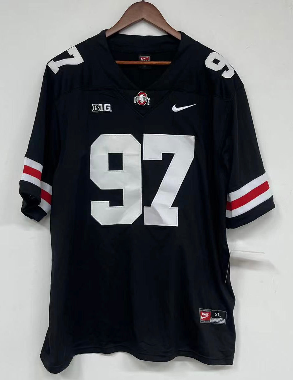 Nick Bosa Ohio State Buckeyes YOUTH KIDS Jersey black product image 2