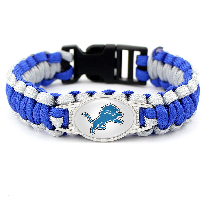Detroit Lions snap clasp bracelet product image 1