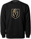 Las Vegas Golden Knights NHL Bulletin Men Black Twill Logo Express Crew Sweater product image 1, provided for visual