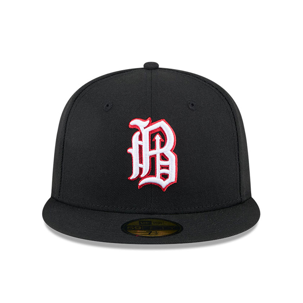 Birmingham Barons MiLB New Era Men Black 59Fifty Authentic Collection Fitted Hat product image 3, provided for visual