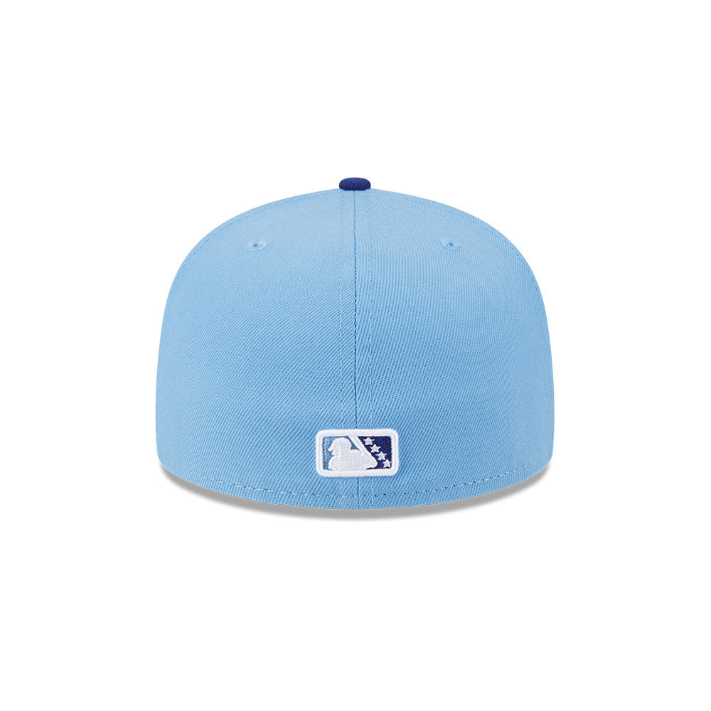 Buffalo Bisons MiLB New Era Men White/Navy 59Fifty Authentic Collection Fitted Hat product image 2, provided for visual