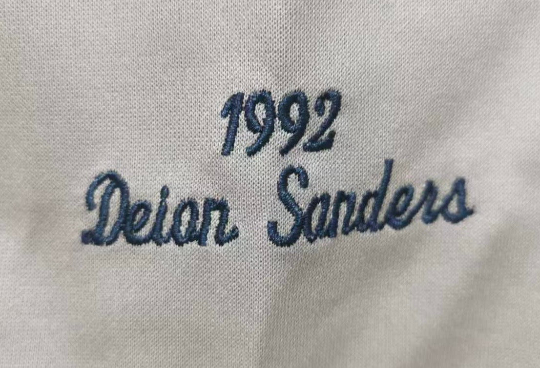 Deion Sanders Atlanta Braves 1992 Mitchell & Ness gray product image 4