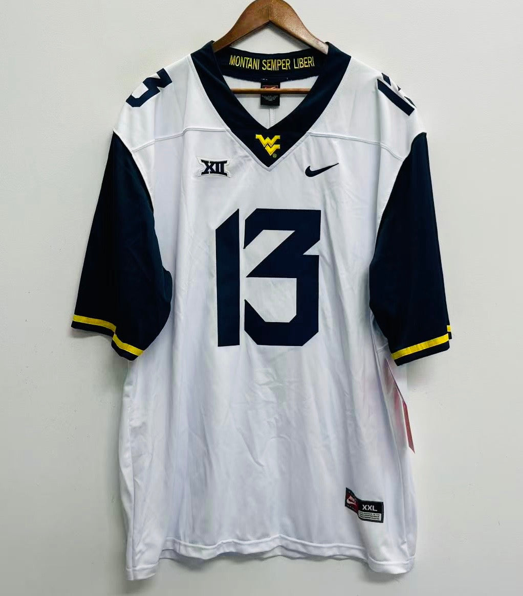 David Sills West Virginia Mountaineers Jersey white product image 3