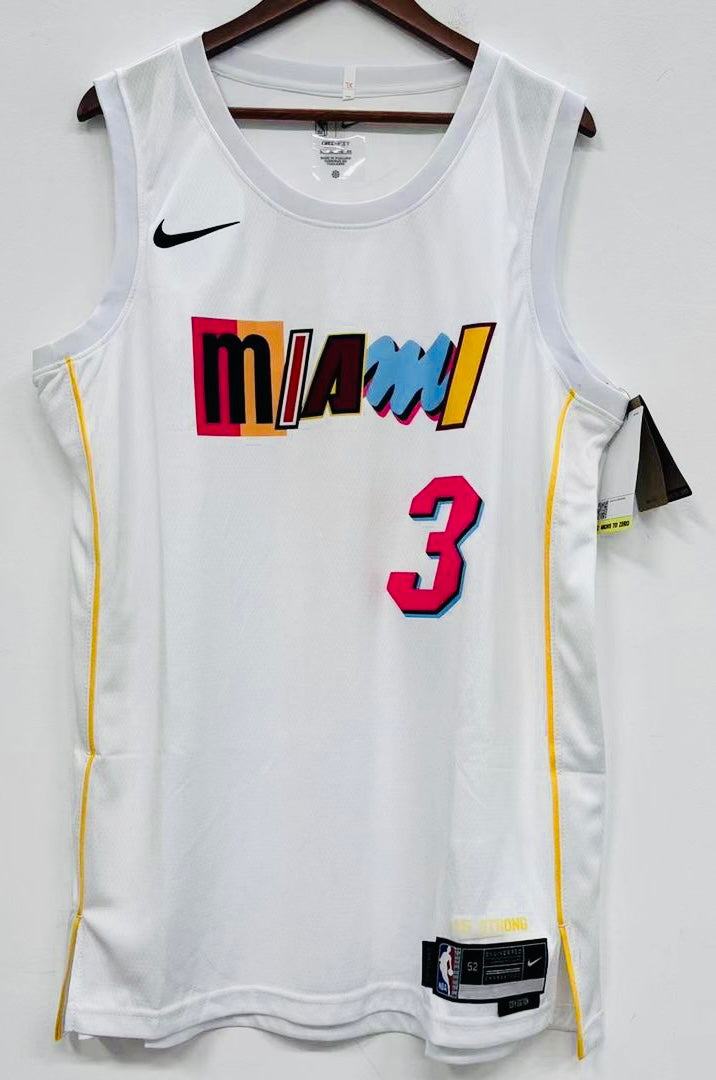 Dwyane Wade Miami Heat Official NBA Nike Jersey white product image 2