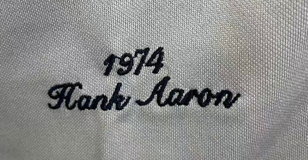 Hank Aaron Atlanta Milwaukee Braves Jersey 1974 Mitchell & product image 4