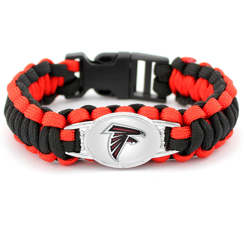 Atlanta Falcons snap clasp bracelet product image 1