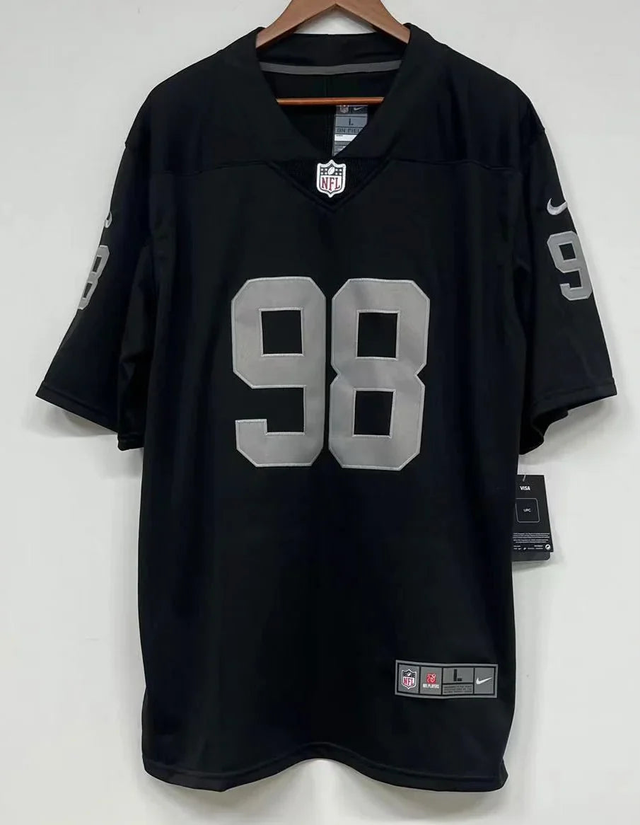 Maxx Crosby Las Vegas Raiders Official NFL Nike Jersey black product image 2