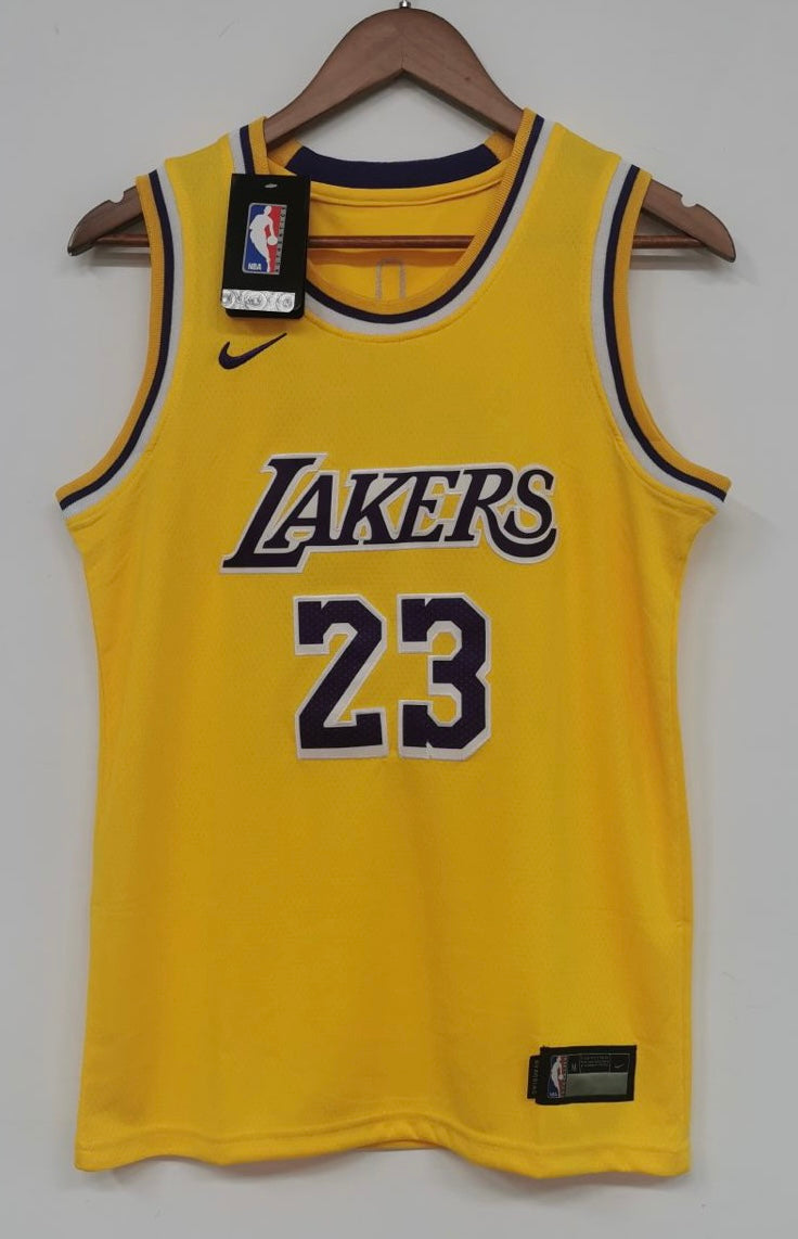 Lebron James Los Angeles Lakers Jersey yellow #23 product image 2