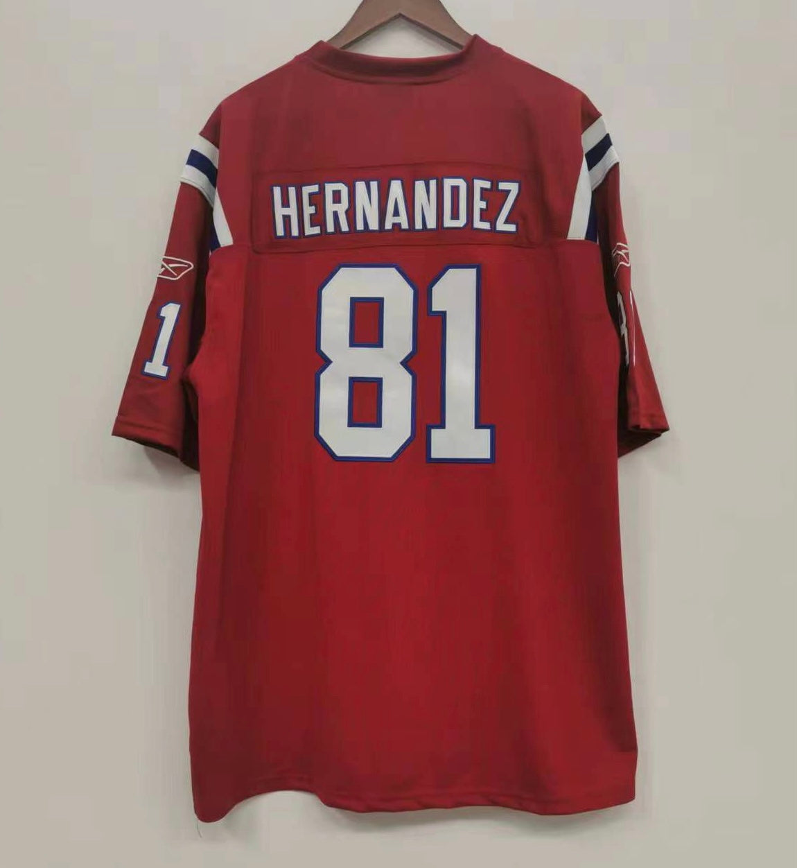 Aaron Hernandez New England Patriots Official NFL Jersey red product image 1