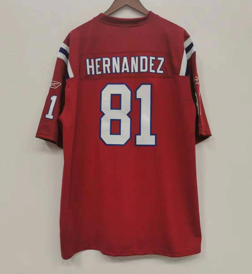 Aaron Hernandez New England Patriots Official NFL Jersey red product image 1