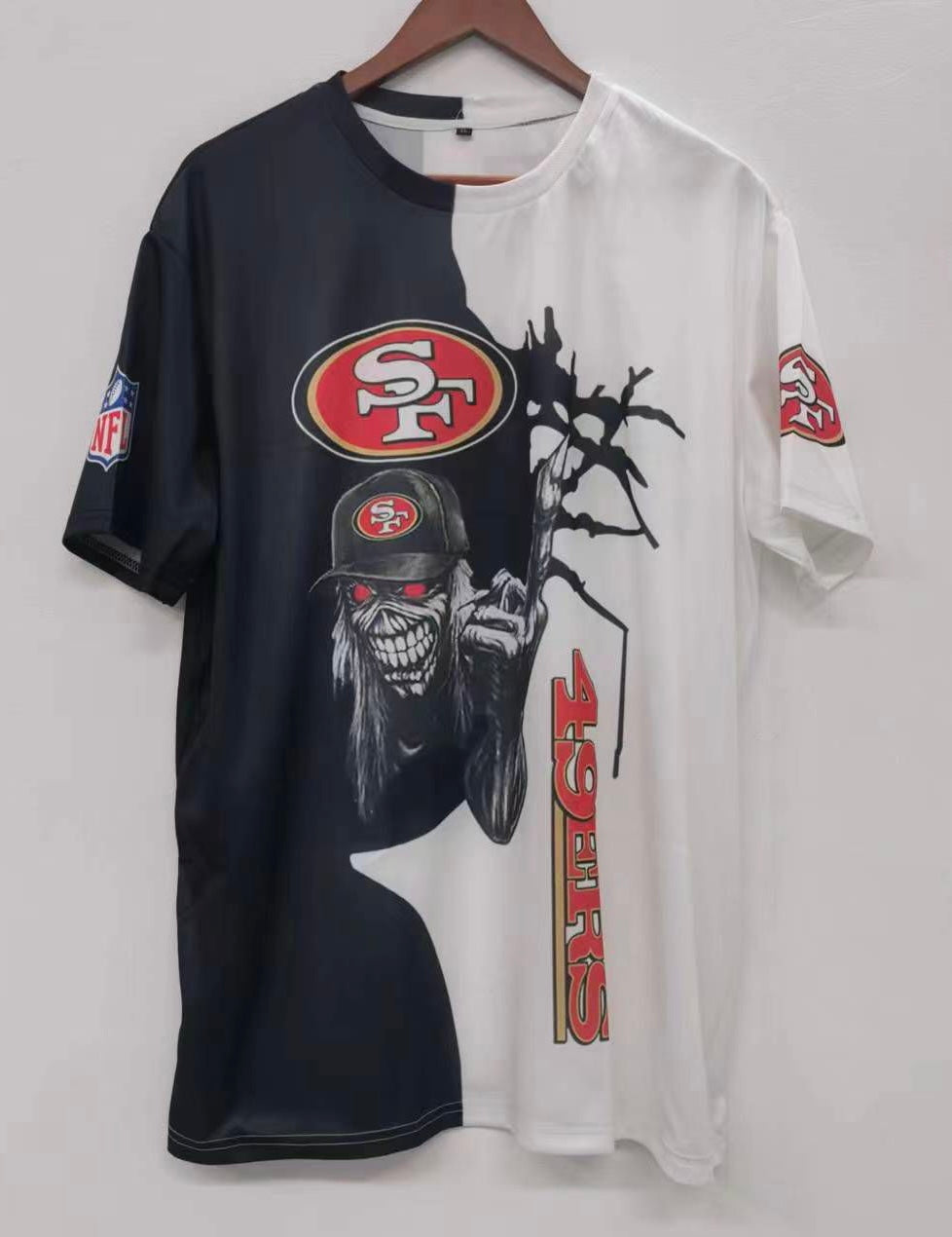 San Francisco 49ers skeleton T shirt product image 3