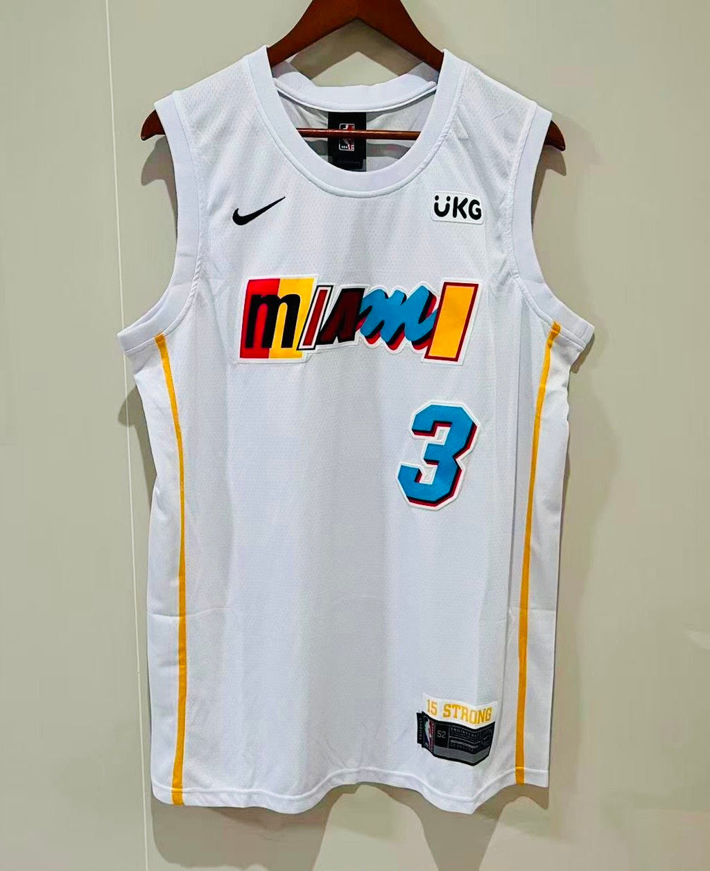 Dwyane Wade Miami Heat Official NBA Nike Jersey white product image 3