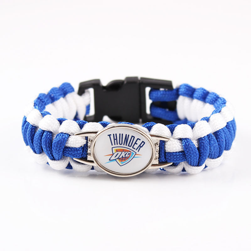 Oklahoma City Thunder snap clasp bracelet product image 1