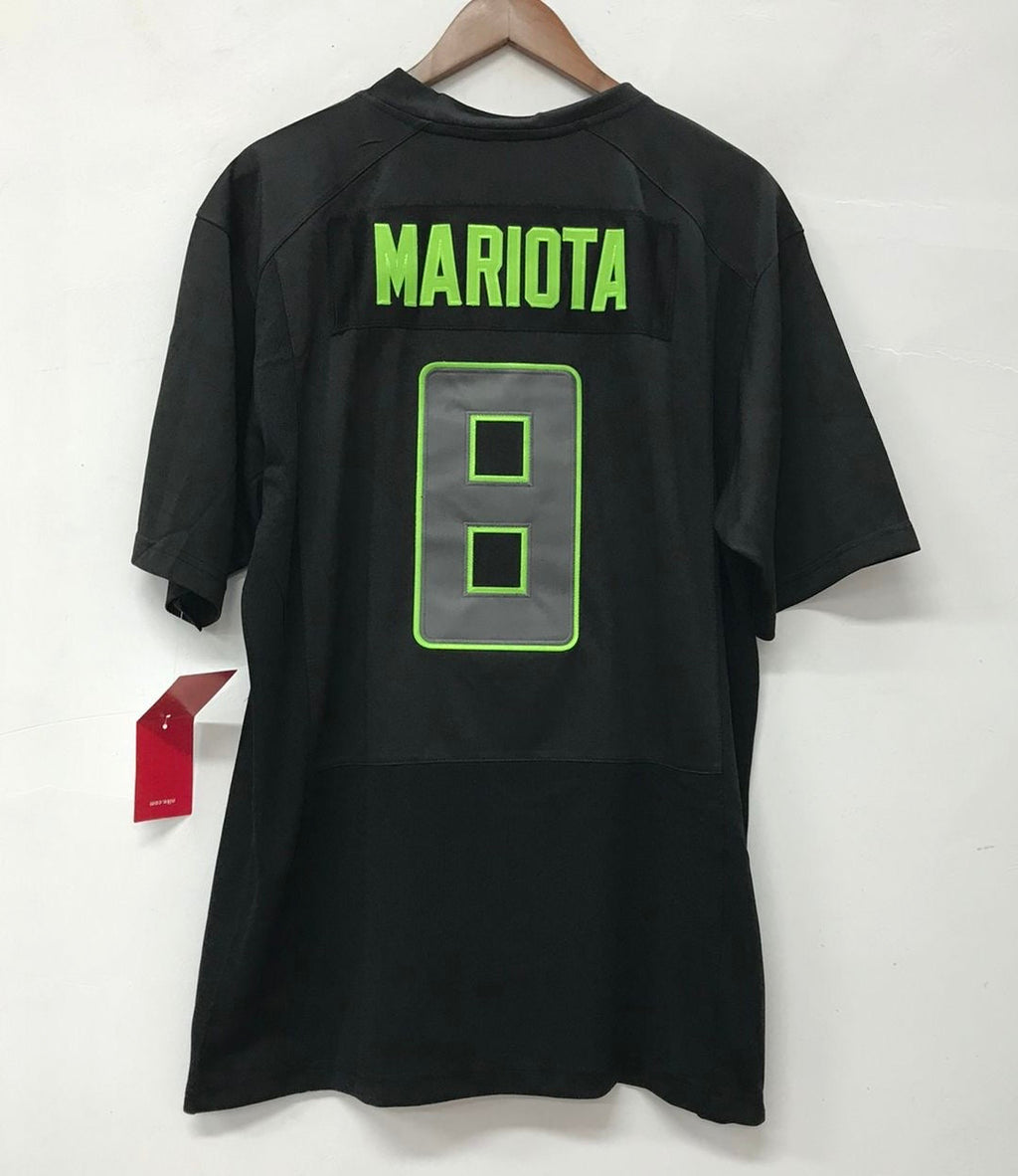 Marcus Mariota Oregon Ducks Official NCAA Nike Jersey Black product image 2