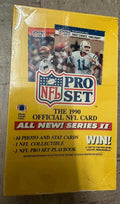 1990 Pro Set Football wax box 36 packs product image 1