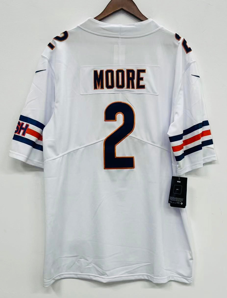 D.J. Moore Chicago Bears Jersey white product image 1