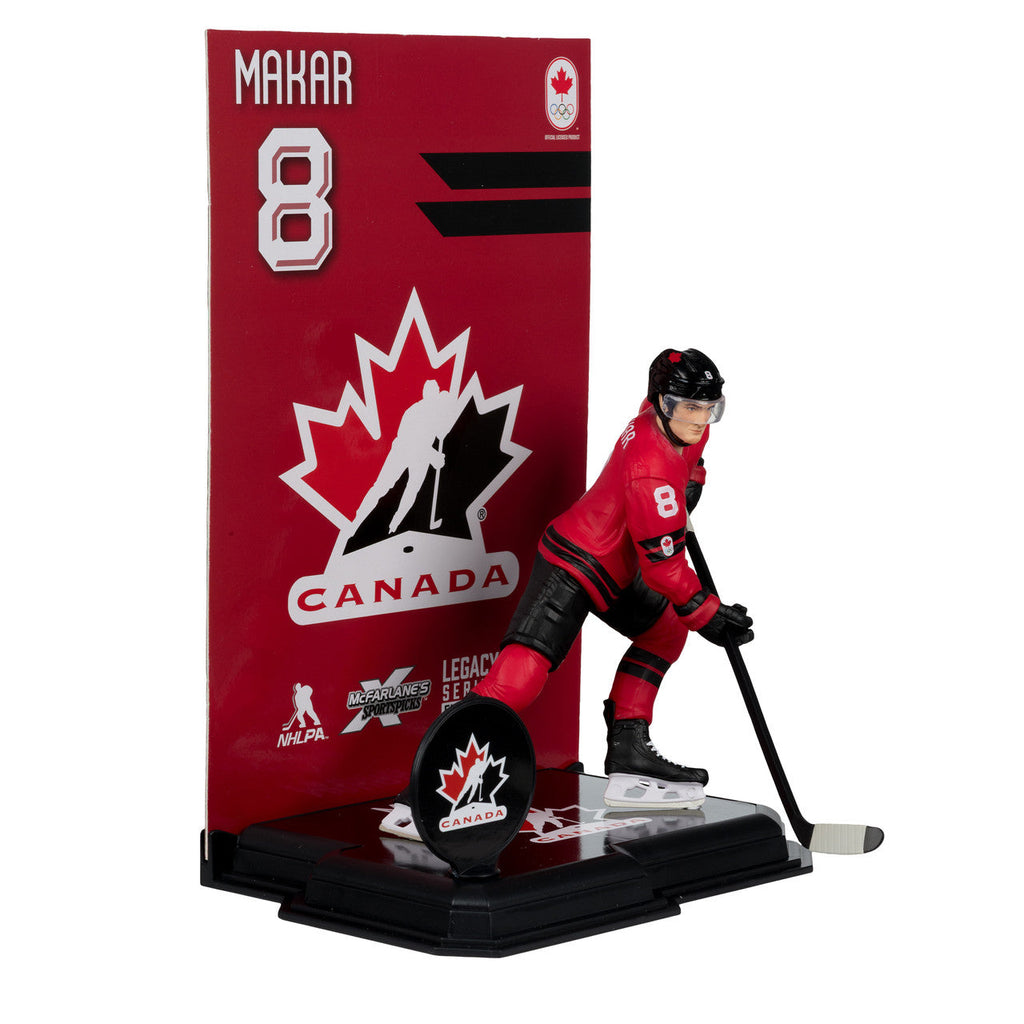 Cale Makar Hockey Canada IIHF McFarlane Toys Olympics Legacy Series 7" Action Figure product image 2, provided for visual