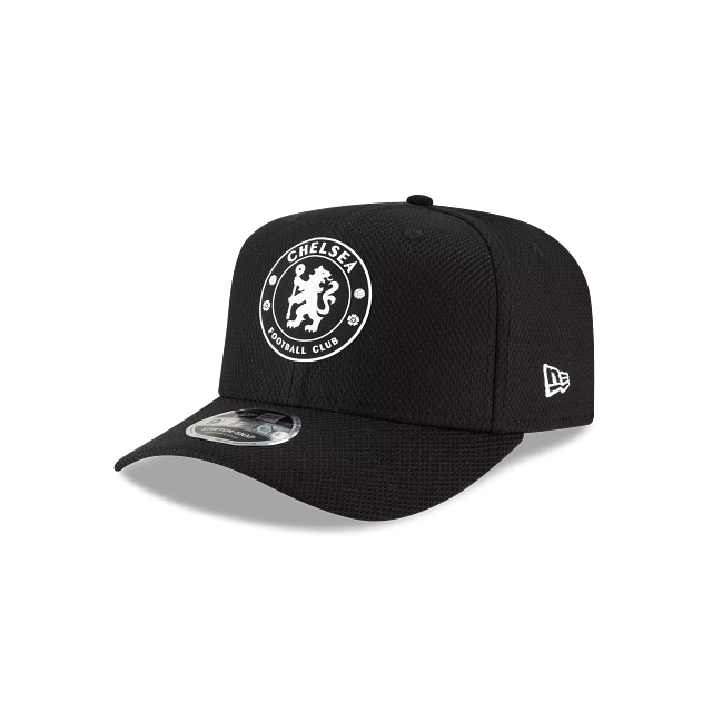 Chelsea FC EPL New Era Men Black 9Fifty Stretch Snapback Hat product image 1, provided for visual reference and product