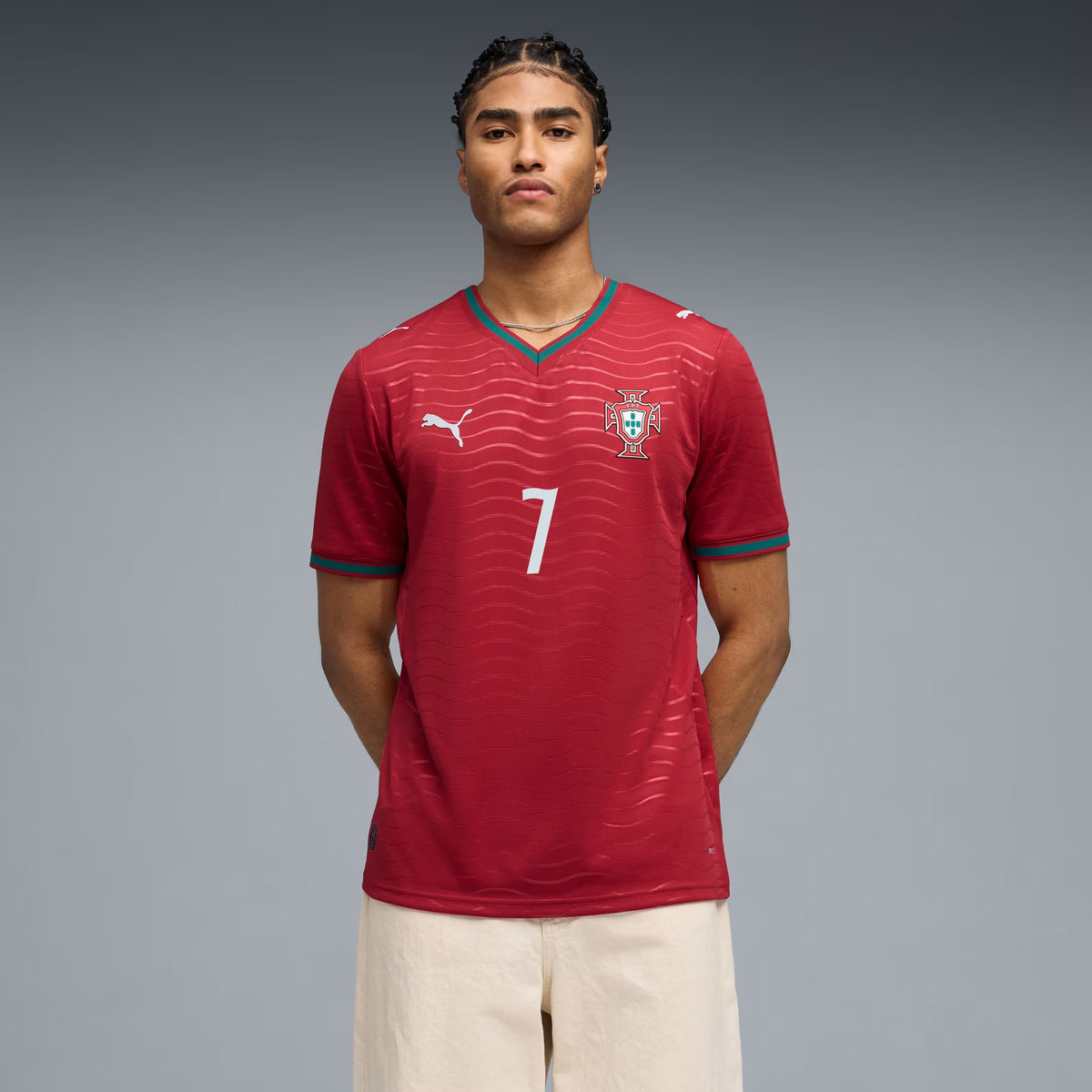 Cristiano Ronaldo Portugal National Team FIFA Puma Men Red 2026/27 Replica Jersey product image 3, provided for visual