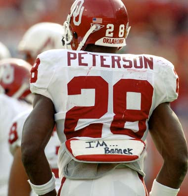 Adrian Peterson Oklahoma Sooners Official NCAA Nike Jersey product image 5