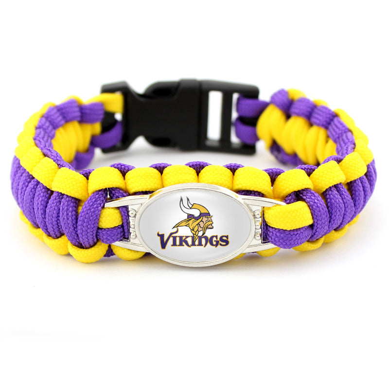 Minnesota Vikings snap clasp bracelet product image 1