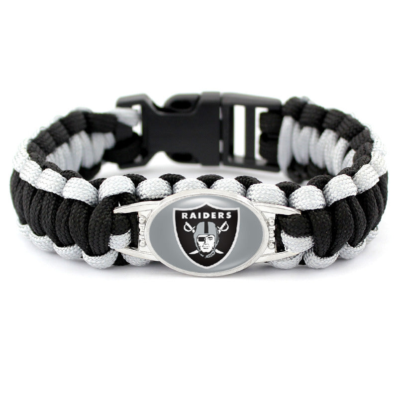 Las Vegas Raiders snap clasp bracelet product image 1