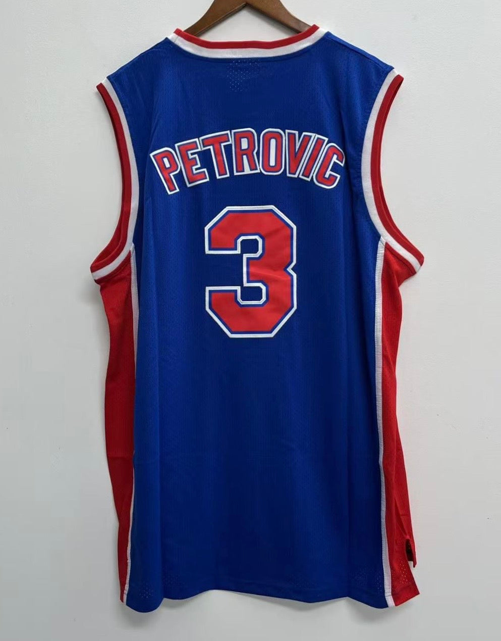 Dražen Petrović New Jersey Nets Official NBA Adidas product image 1