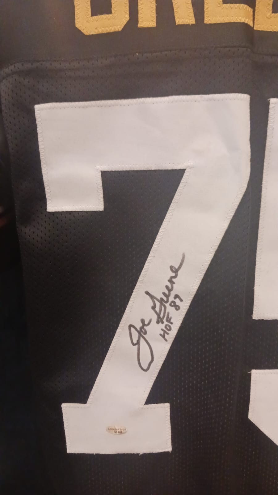 Joe Greene autographed Pittsburgh Steelers Custom jersey COA product image 2