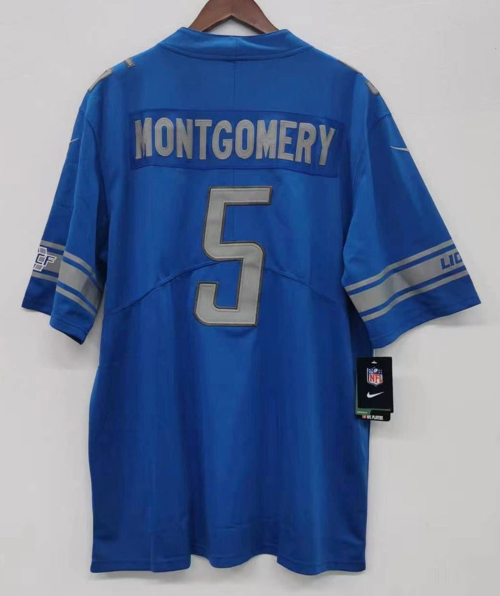 David Montgomery Detroit Lions Official NFL Jersey Nike blue product image 1