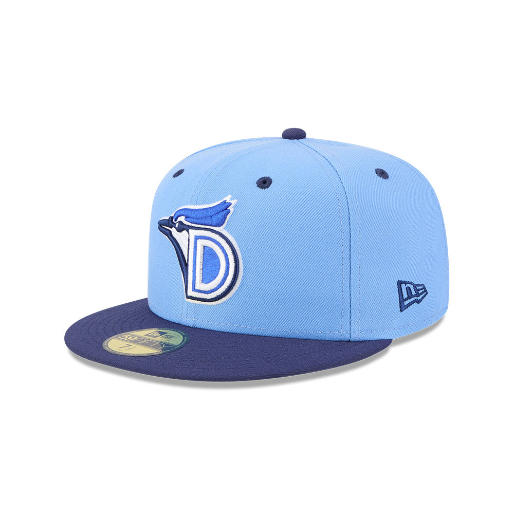 Dunedin Blue Jays MiLB New Era Men Light Blue/Navy 59Fifty Authentic Collection Fitted Hat product image 1, provided for