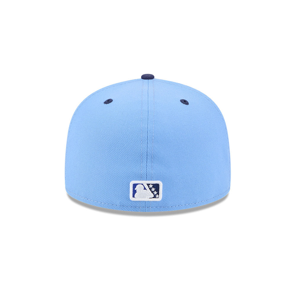 Dunedin Blue Jays MiLB New Era Men Light Blue/Navy 59Fifty Authentic Collection Fitted Hat product image 2, provided for