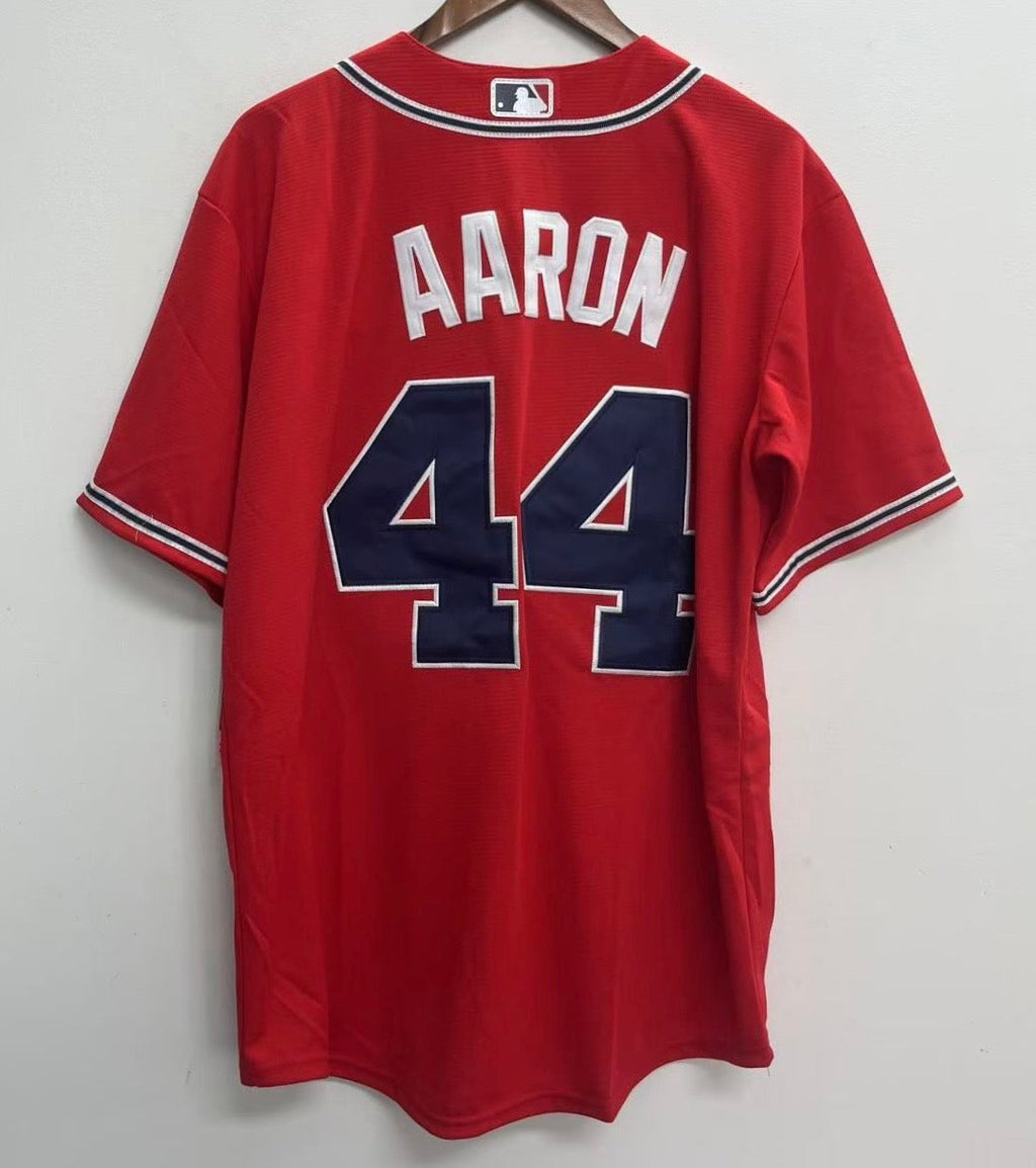 Hank Aaron Atlanta Milwaukee Braves Jersey 1974 Mitchell & product image 2