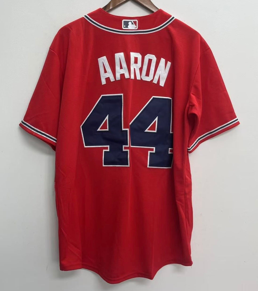 Hank Aaron Atlanta Milwaukee Braves Jersey 1974 Mitchell & product image 2