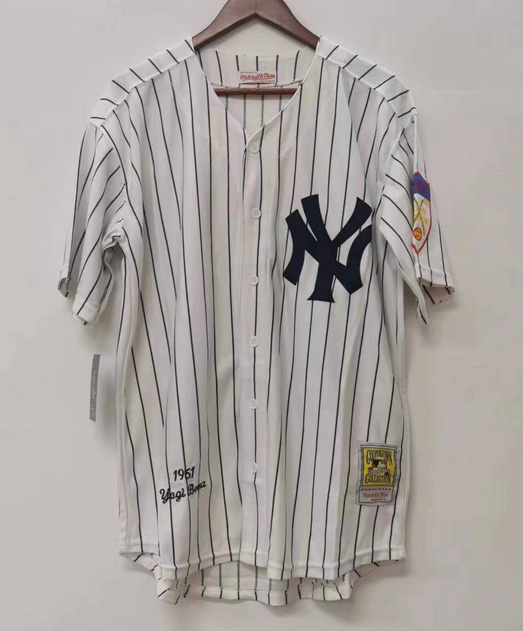 Yogi Berra New York Yankees Jersey pinstripe 1951 Mitchell product image 2